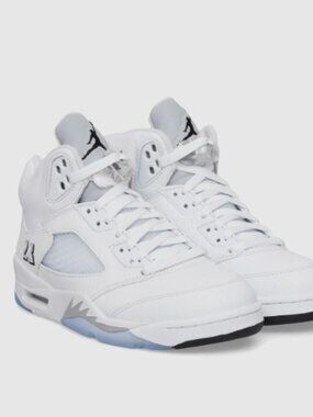 Nike Air Jordan Retro 5 WHITE METALLIC SILVER OG